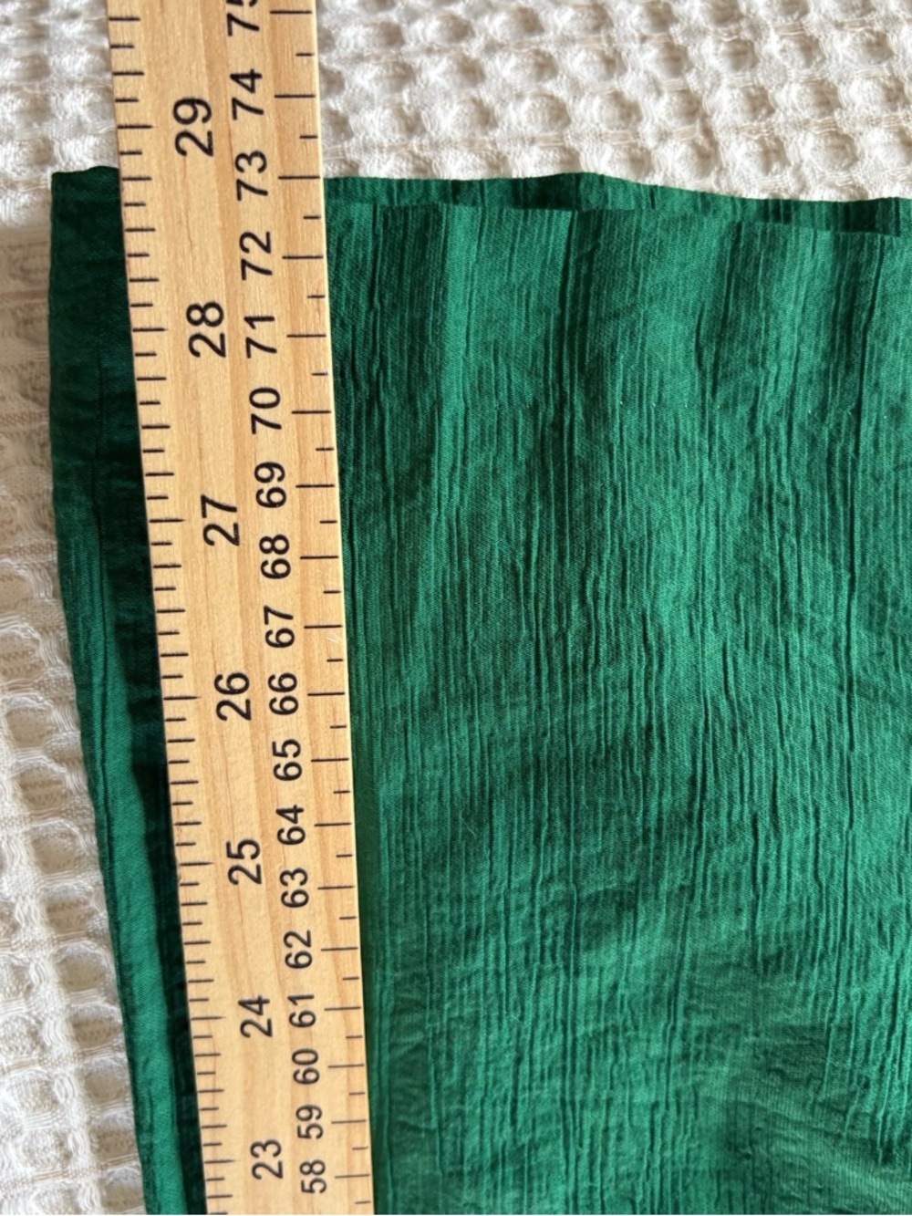 NWOT INTEMPO™ Emerald Textured Wrap Pants Sz L Wide Leg High Waist Pirate-core - Picture 14 of 15